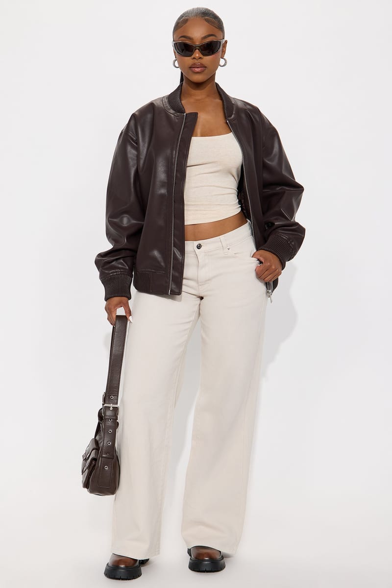Fashion Nova Southside Low Rise Wide Leg Jean