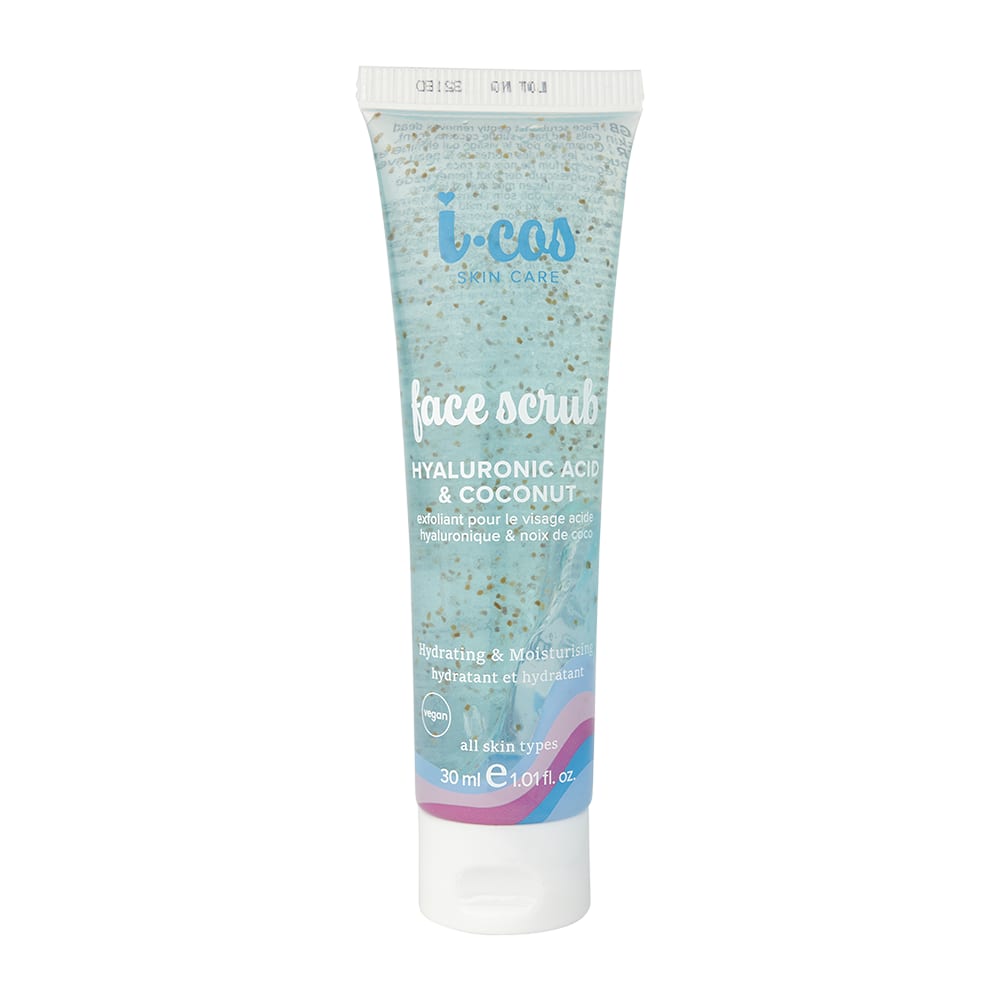 I-Cos Face scrub - hyaluronic acid & coconut