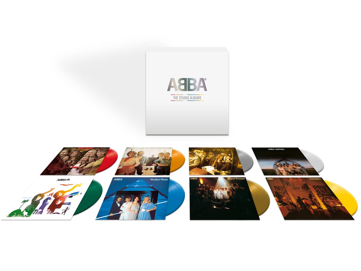 ABBA The Studio Albums Coloured Vinyl Box Set