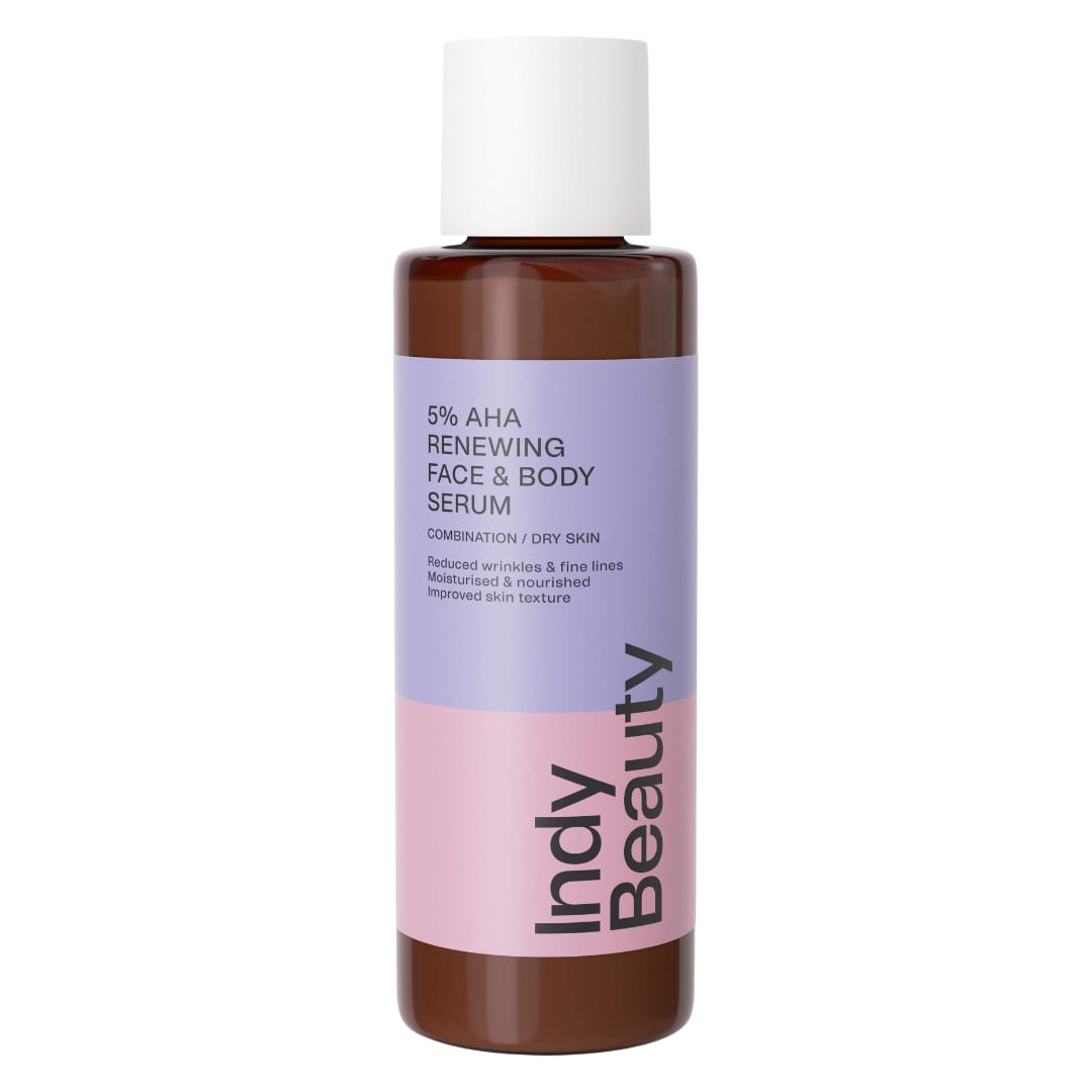 Indy Beauty AHA 5% Renewing Face & Body Serum