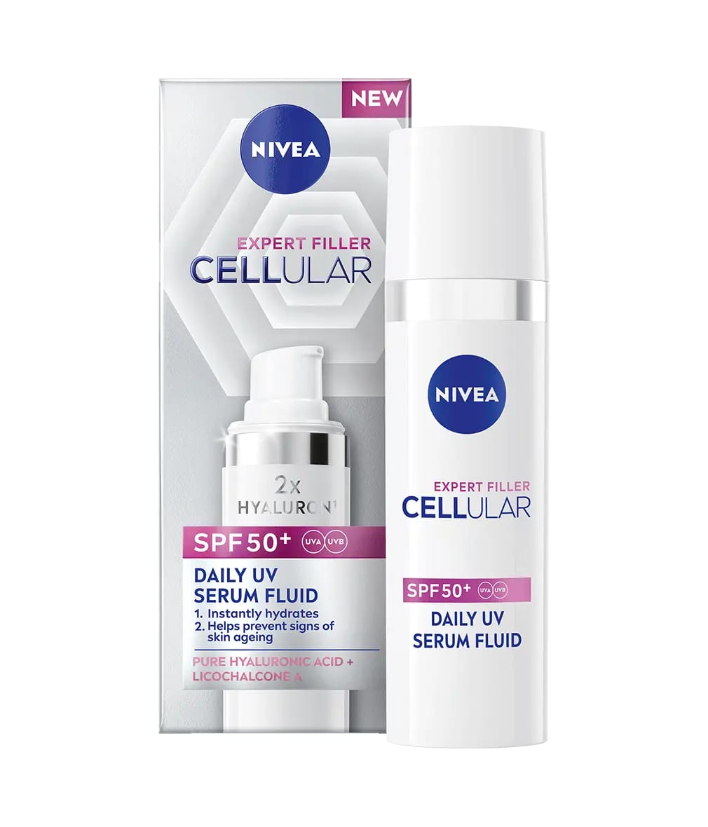 NIVEA Cellular Expert Filler SPF50+ Daily UV Serum Fluid