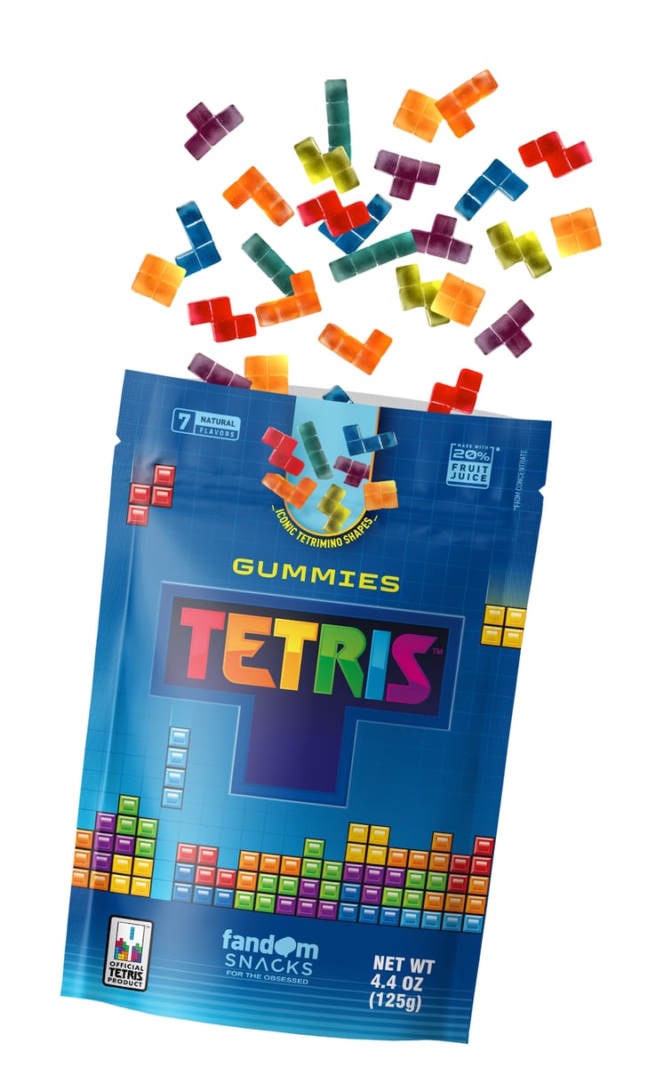 Tetris Gummy Snacks