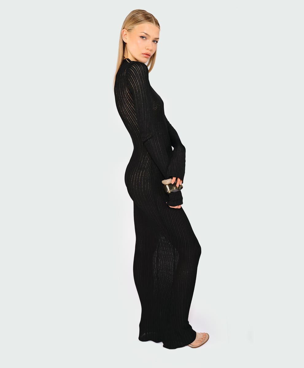 LYKMN Studios Knitted Maxi Dress