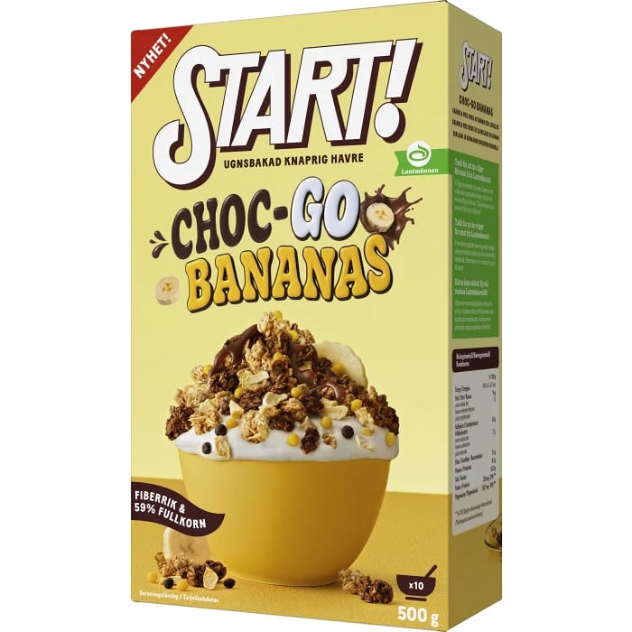 Start! Choc-Go Bananas Granola