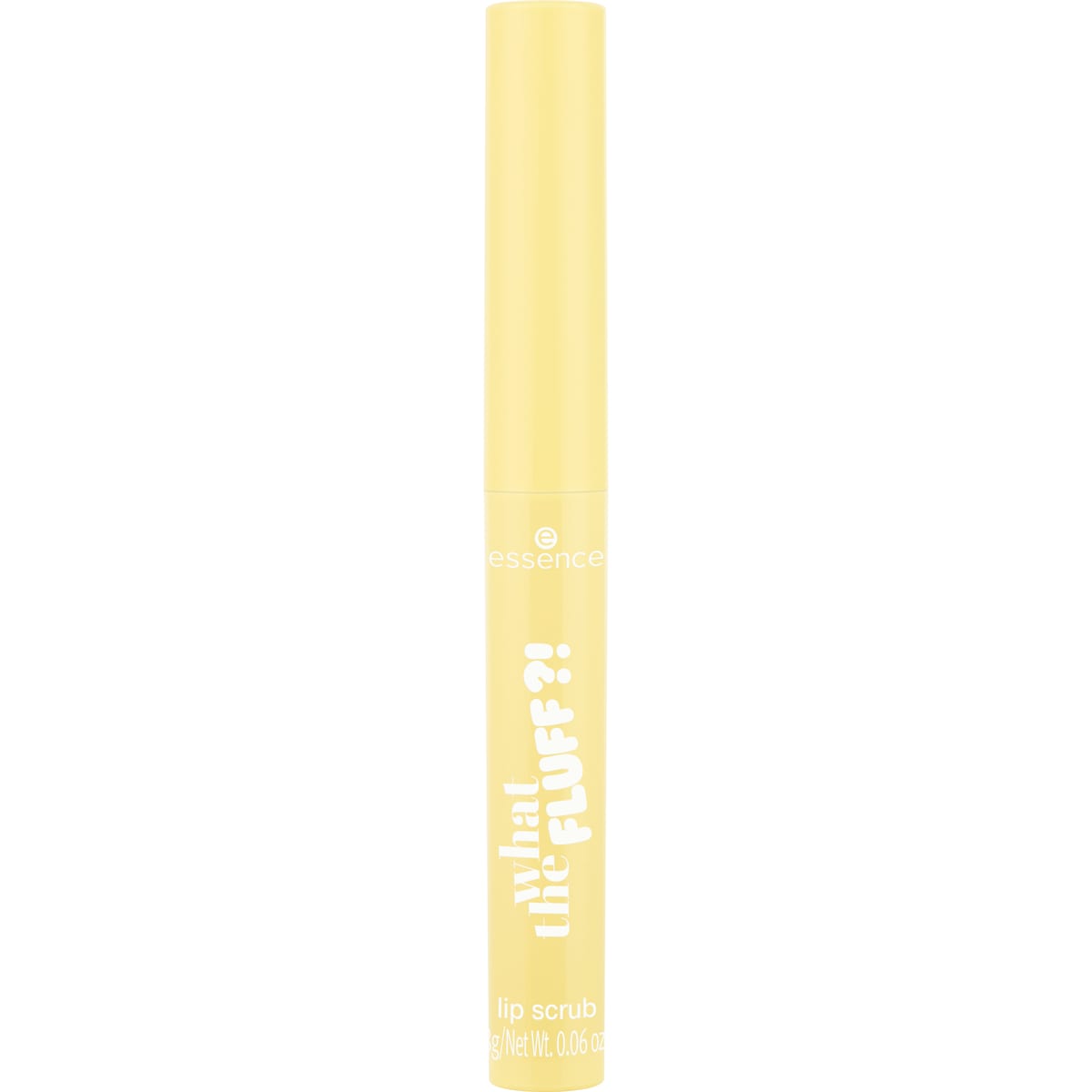 essence WHAT THE FLUFF?! lip scrub