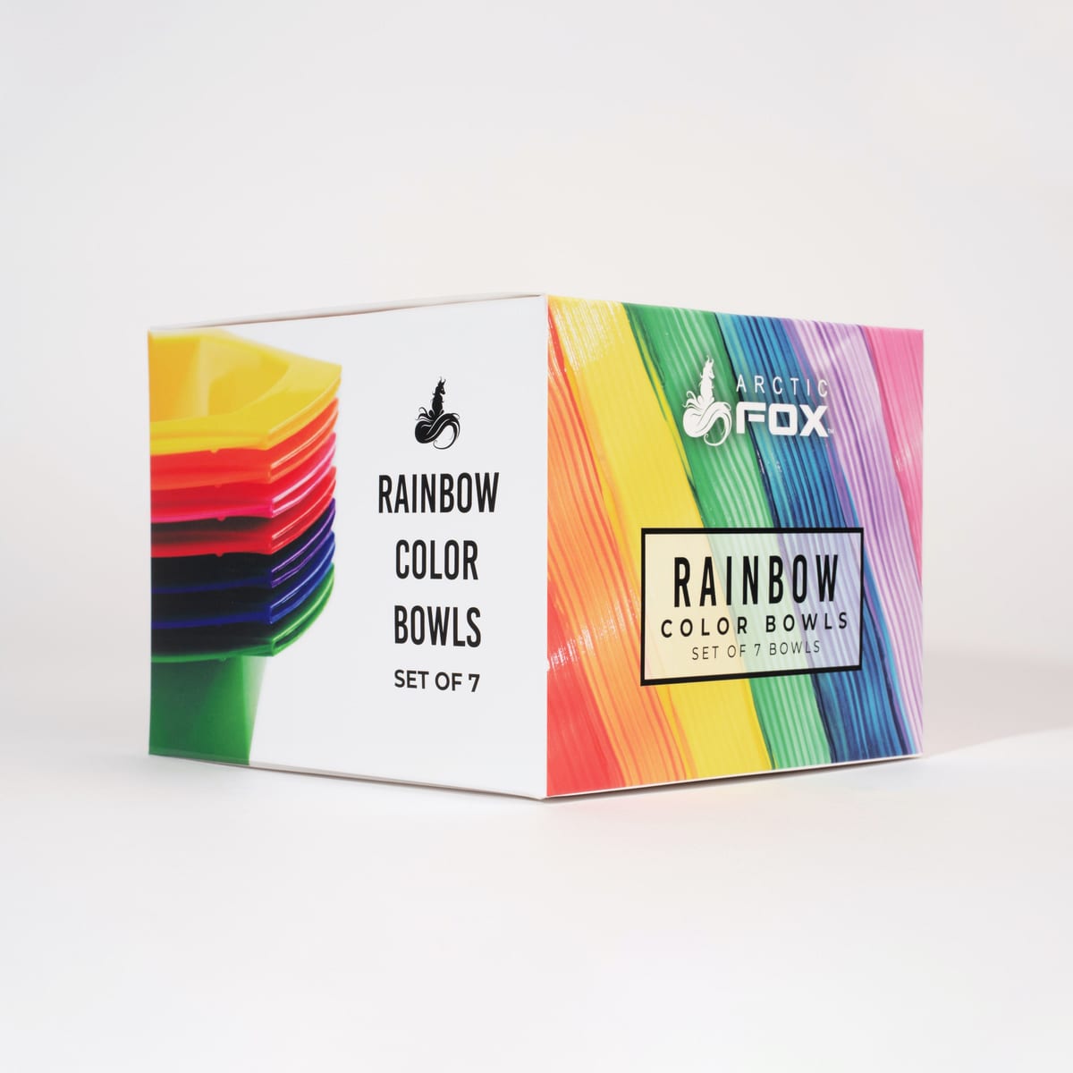 Arctic Fox Rainbow Tint Bowl Set