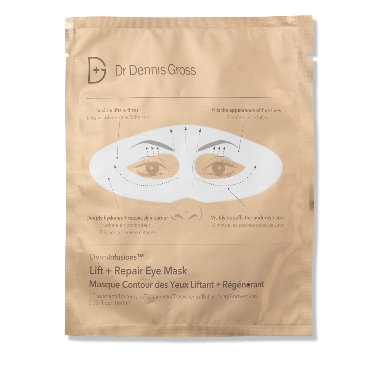 Dr. Dennis Gross Skincare DermInfusions Lift + Repair Eye Mask