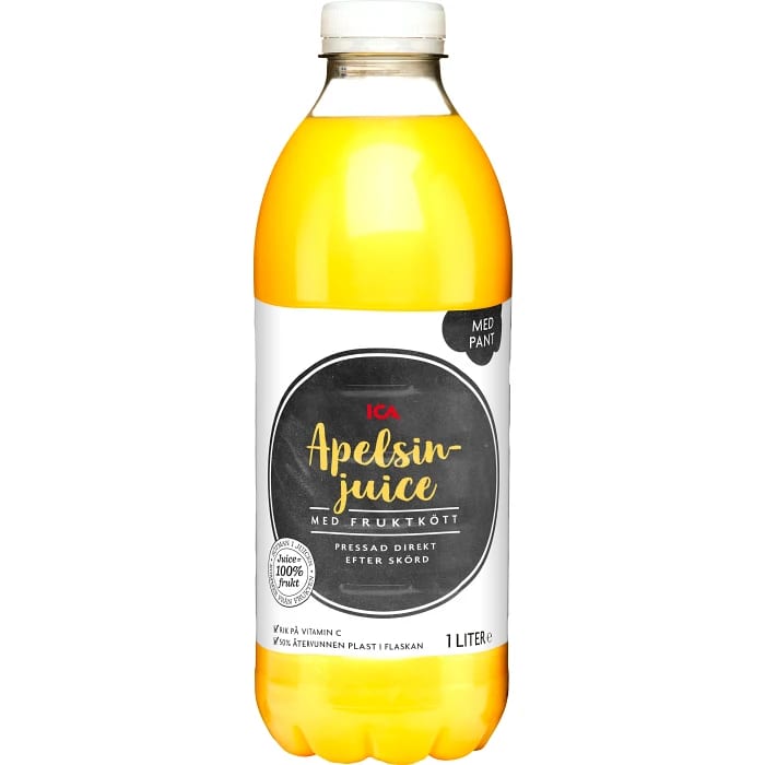 ICA Apelsinjuice med fruktkött