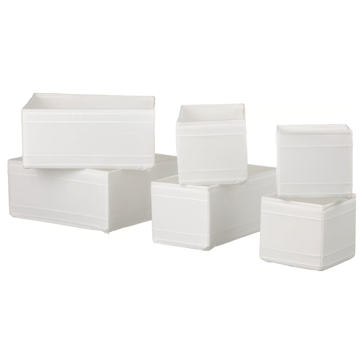IKEA SKUBB Låda, set om 6