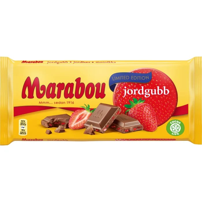 Marabou Jordgubb