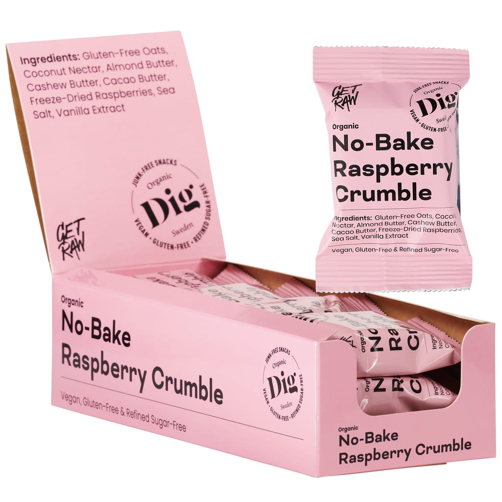 Dig No Bake Raspberry Crumble