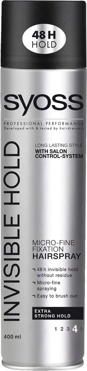 Syoss Invisible Hold Styling Hairspray