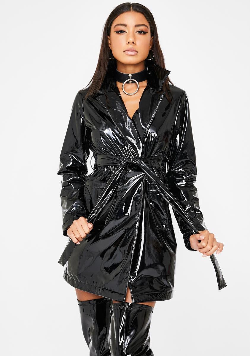 Dolls Kill Night Viral Vengeance Trench Coat