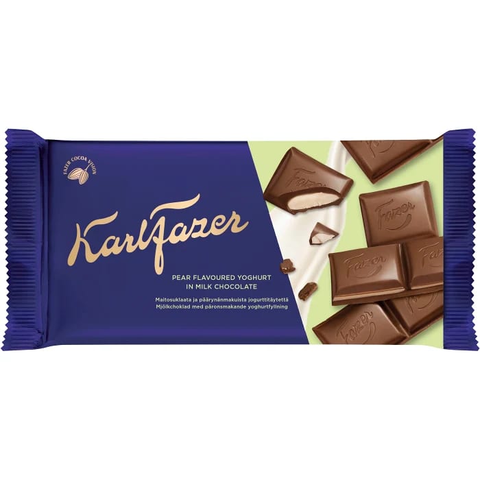 Fazer Karl Fazer Mjölkchoklad Päronfyllning