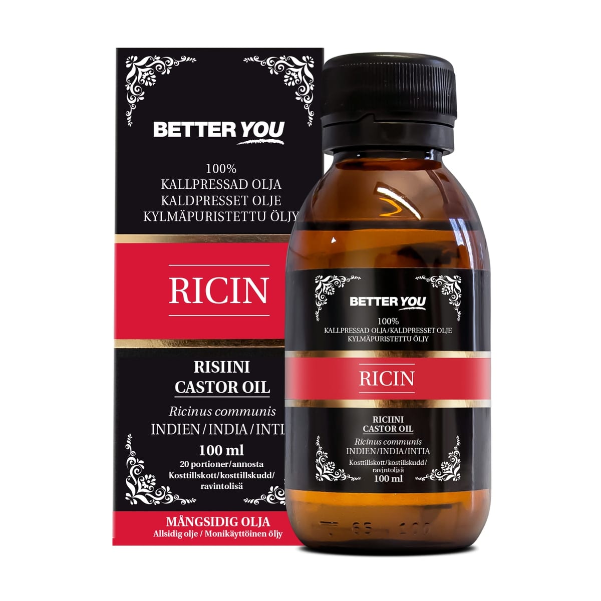 Better You Ricinolja Ekologisk Kallpressad