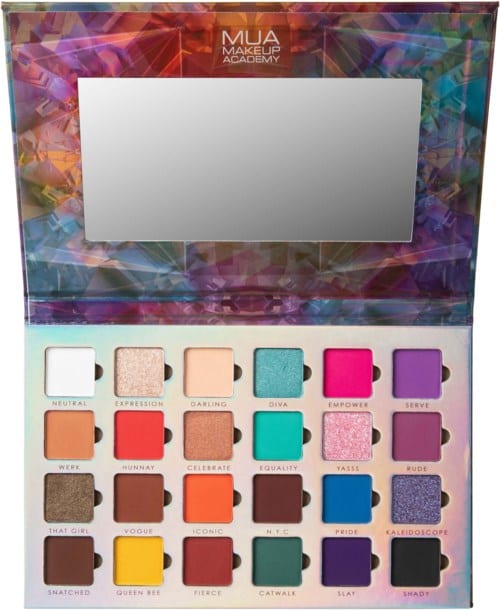 MUA Makeup Academy Kaleidoscope XTRA 24 Shade Eyeshadow Palette