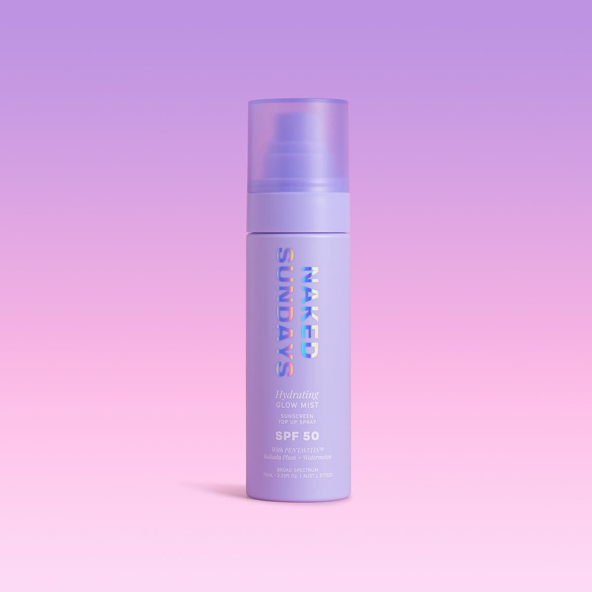 Naked Sundays Hydrating Glow Mist Top Up Spray SPF50