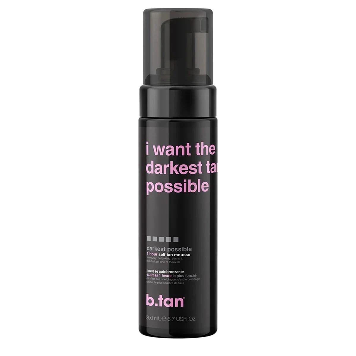 B.tan I Want The Darkest Tan Possible Self Tan Mousse