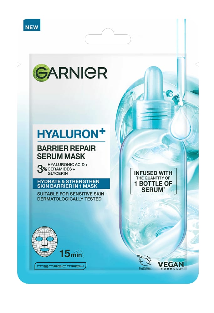 Garnier Hyaluron+ Barrier Repair Serum Mask