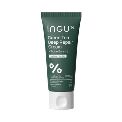 INGU Skin Green Tea Deep Repair Cream +Biome Balance