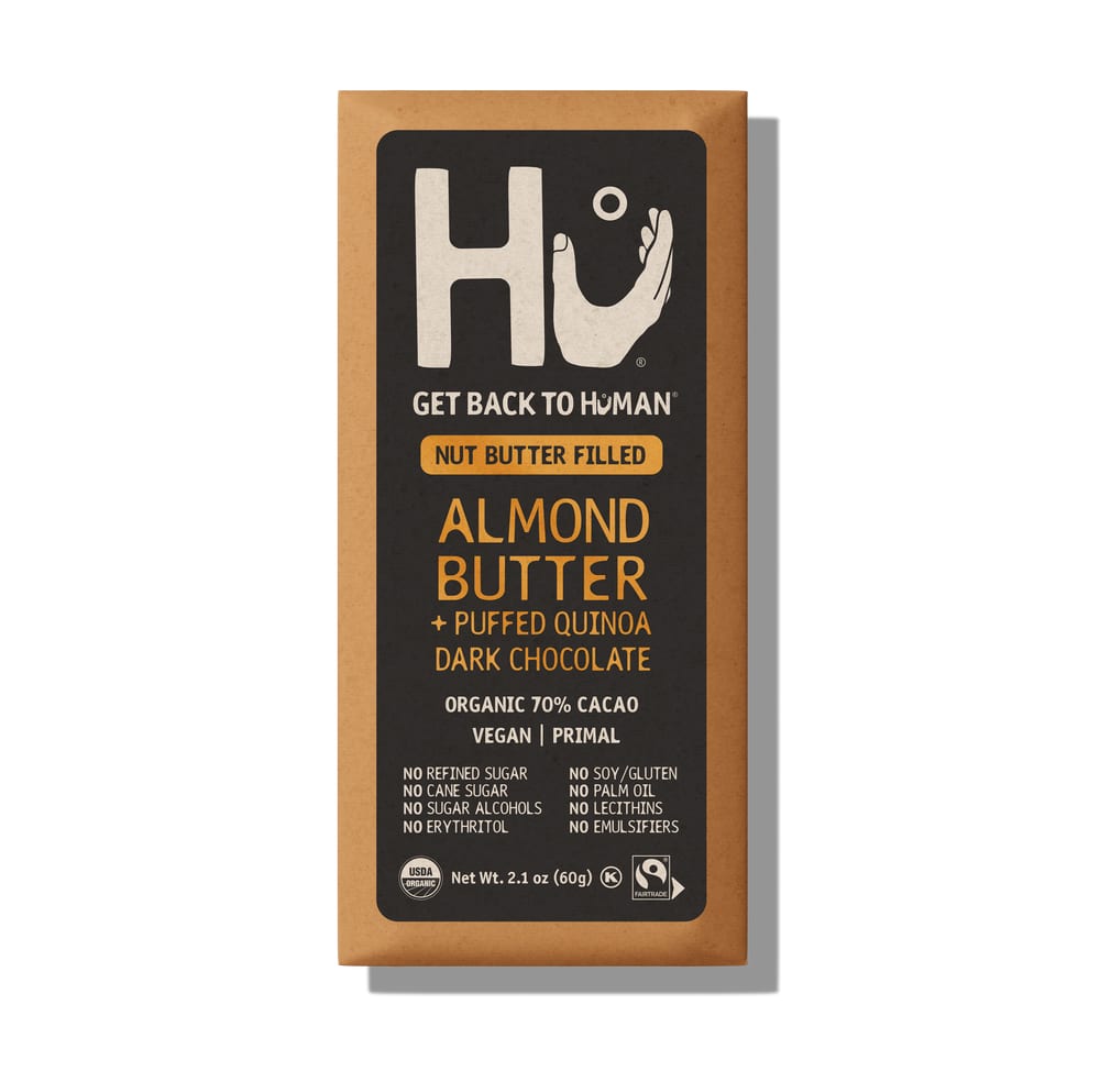 Hu Almond Butter + Puffed Quinoa Dark Chocolate