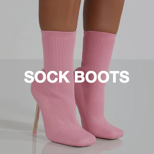 Public Desire Renzo Sock Fit Ankle Boots