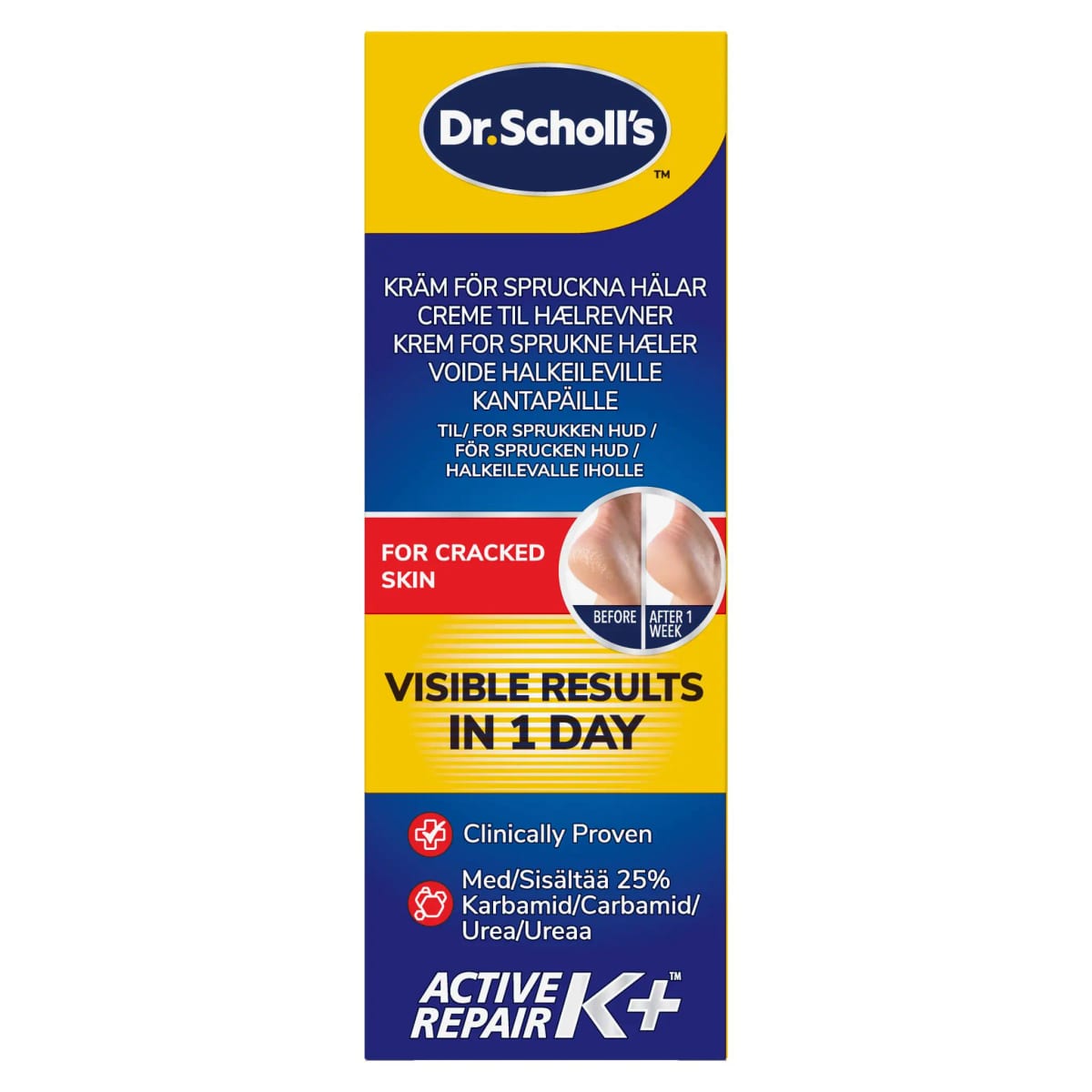 Dr.Scholl Kräm för spruckna hälar K+