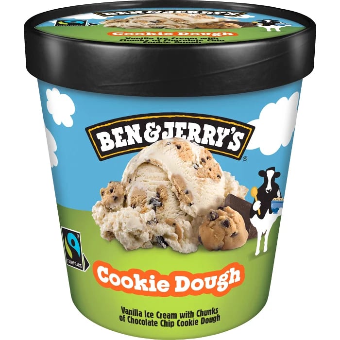 Ben & Jerry's Chocolate Chip Cookie Dough Glass