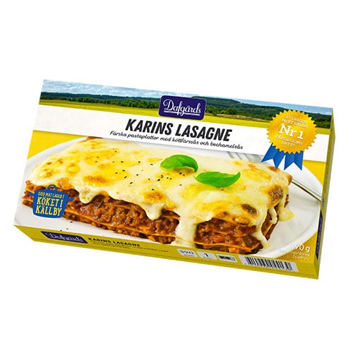 Dafgårds Karins lasagne