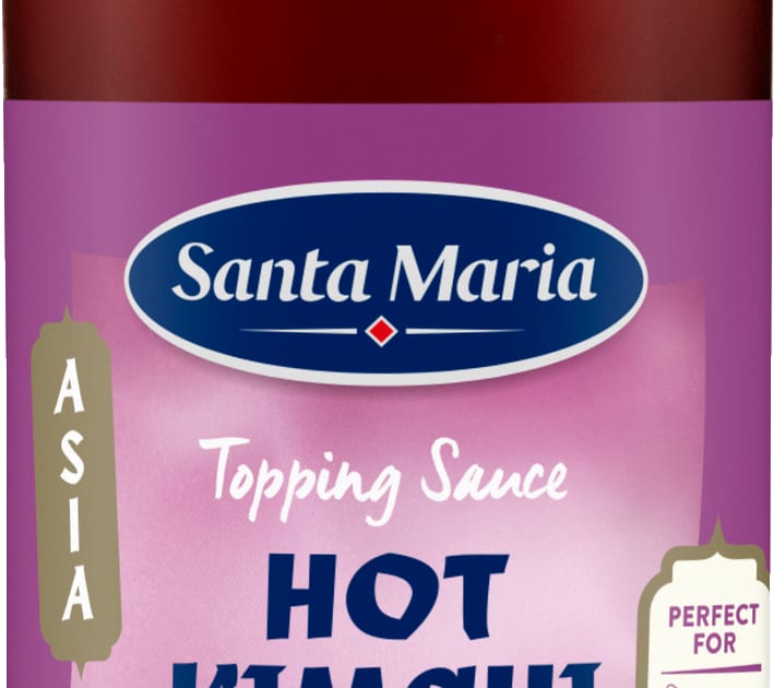 Santa Maria Topping Sauce Hot Kimchi Style