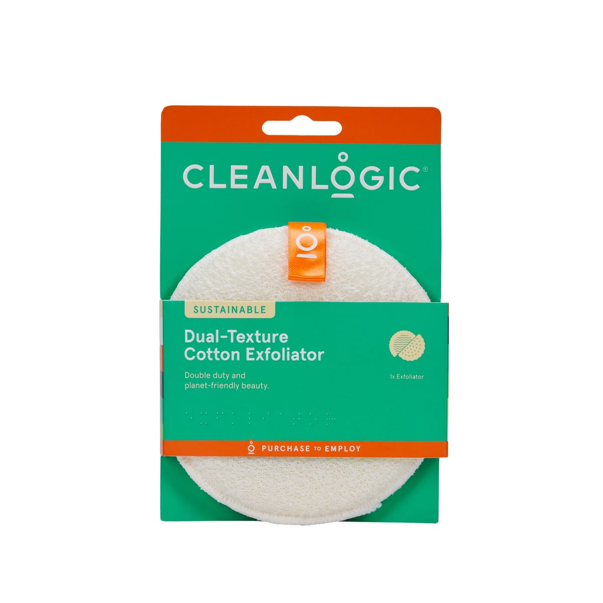 Cleanlogic Sustainable Dual-Texture Body Exfoliators