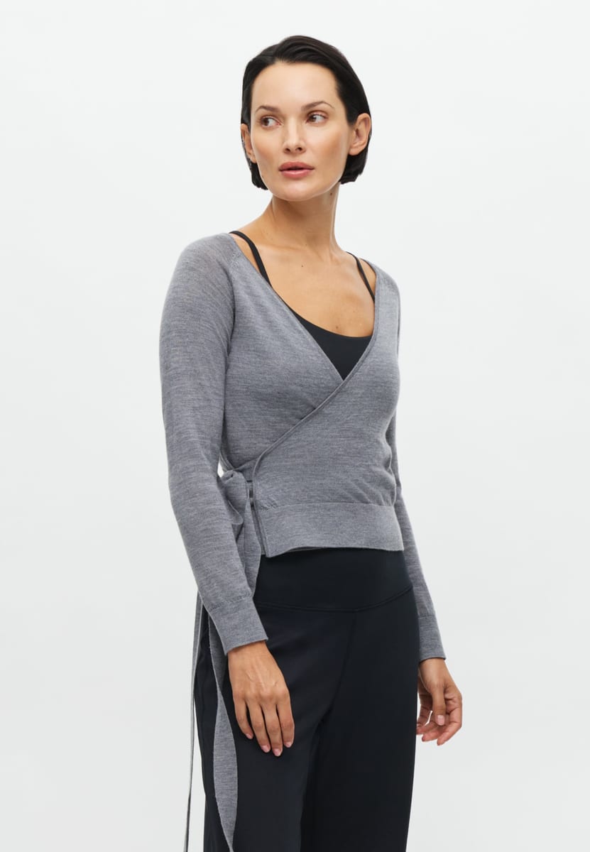 Röhnisch Knitted Merino Wrap Top