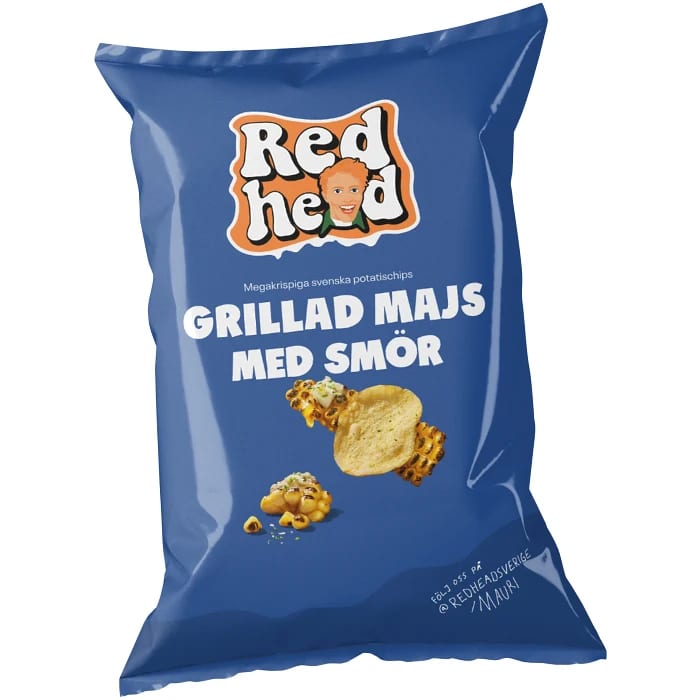 Redhead Chips Grillad majs med smör