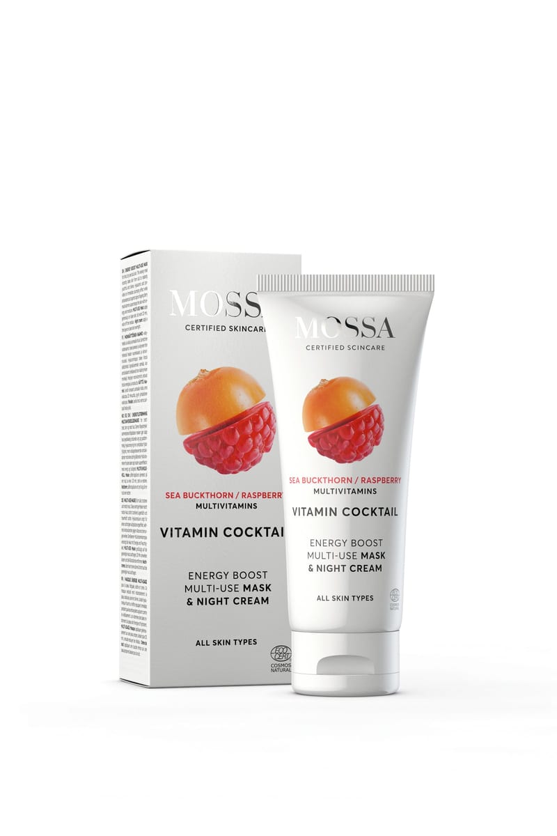 Mossa Vitamin Cocktail Energy Boost Multi-Use Mask & Night Cream