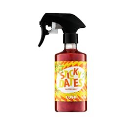 Lush Sticky Dates glitter mist spray