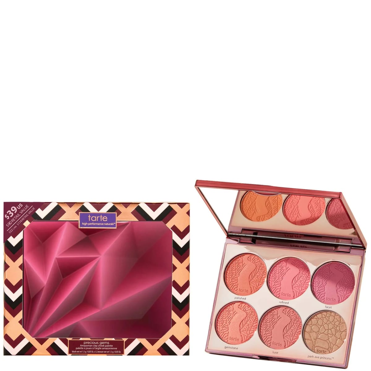 tarte Precious Gems Amazonian Clay Cheek Palette