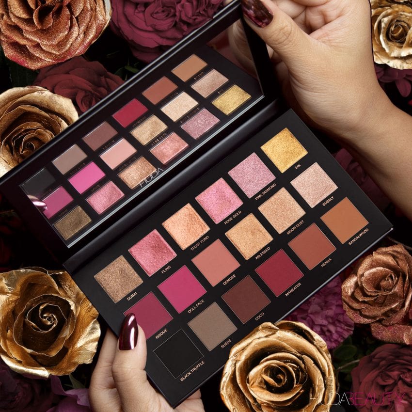 Huda Beauty Rose Gold Remastered Eyeshadow Palette