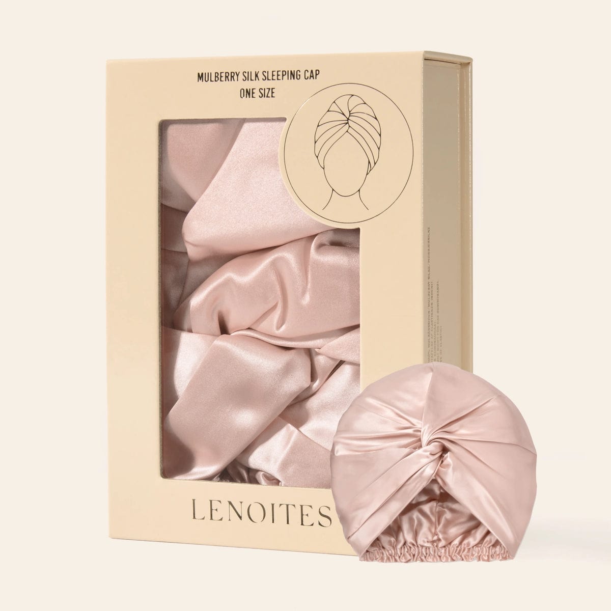 Lenoites Mulberry Silk Sleeping Cap