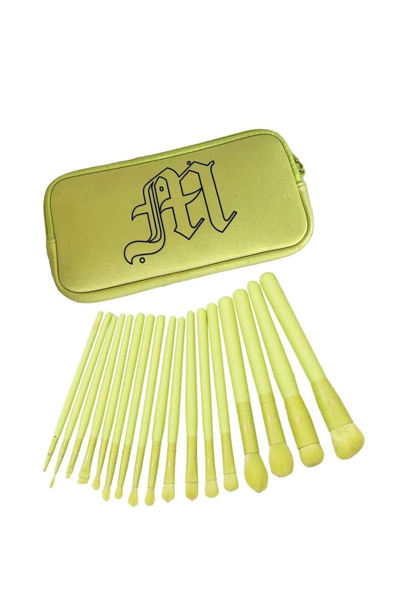 Made By Mitchell 16 Piece Makeup Brush Set & Brush Pouch