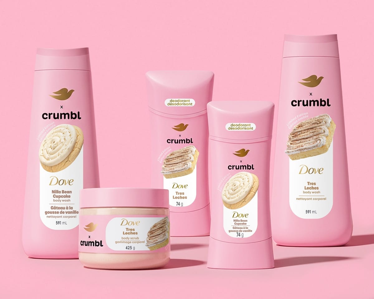 Dove x Crumbl Nourishing Body Wash
