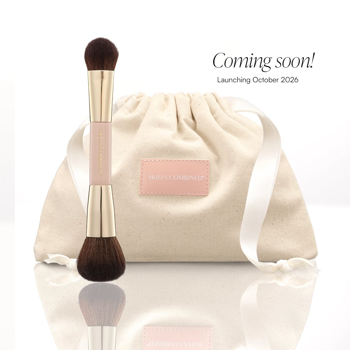 Skills Combined Double-Sided Powder Brush