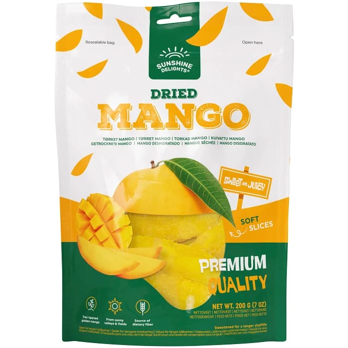 Sunshine Delights Torkad mango