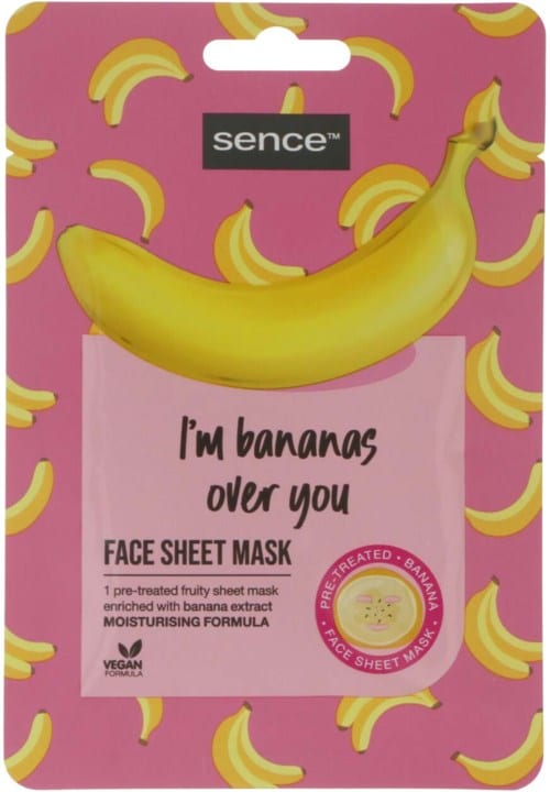 Sence Printed Facial Sheet Mask I'M Bananas Over You