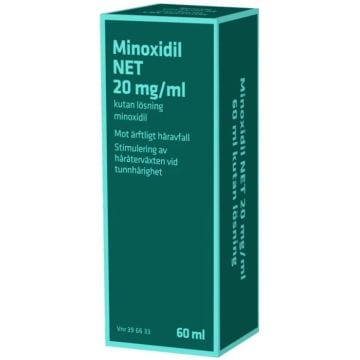 NET Minoxidil 20 mg/ml kutan lösning