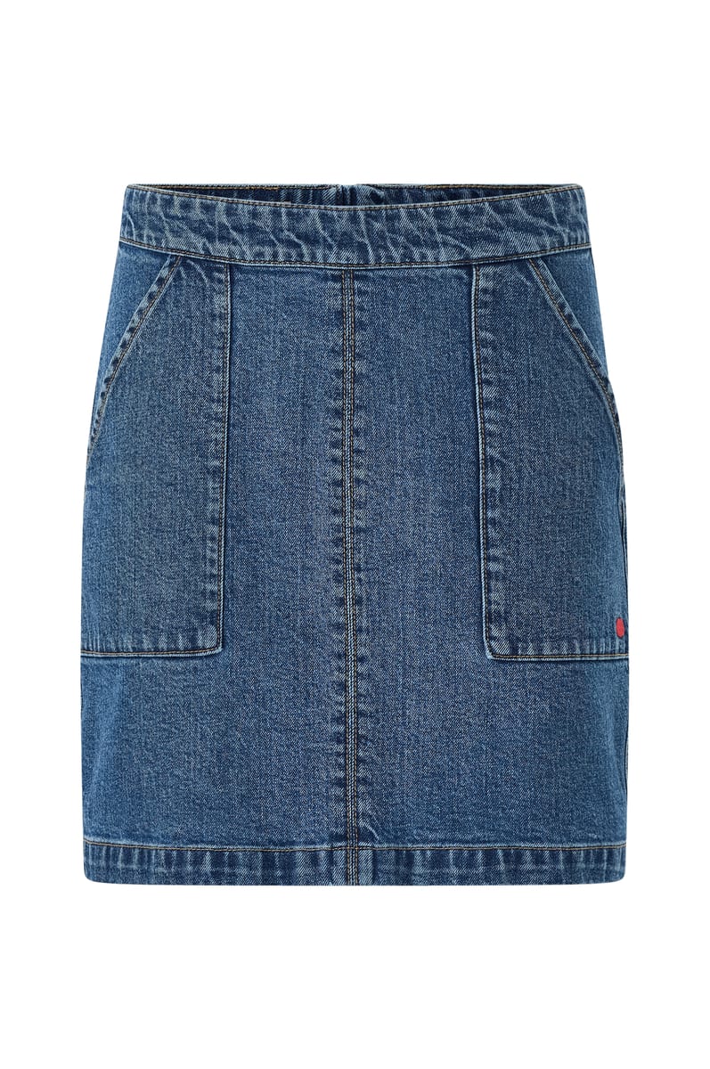 Jessica Frej x Ellos Jeanskjol Blueberry