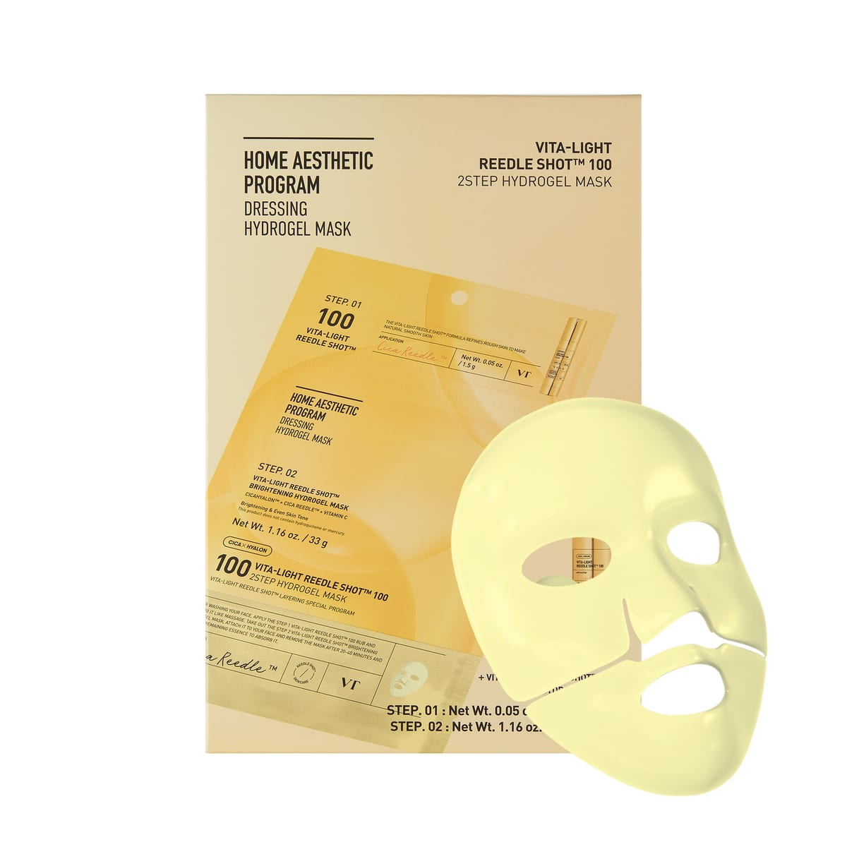VT Cosmetics Reedle Shot 100 2-Step Mask