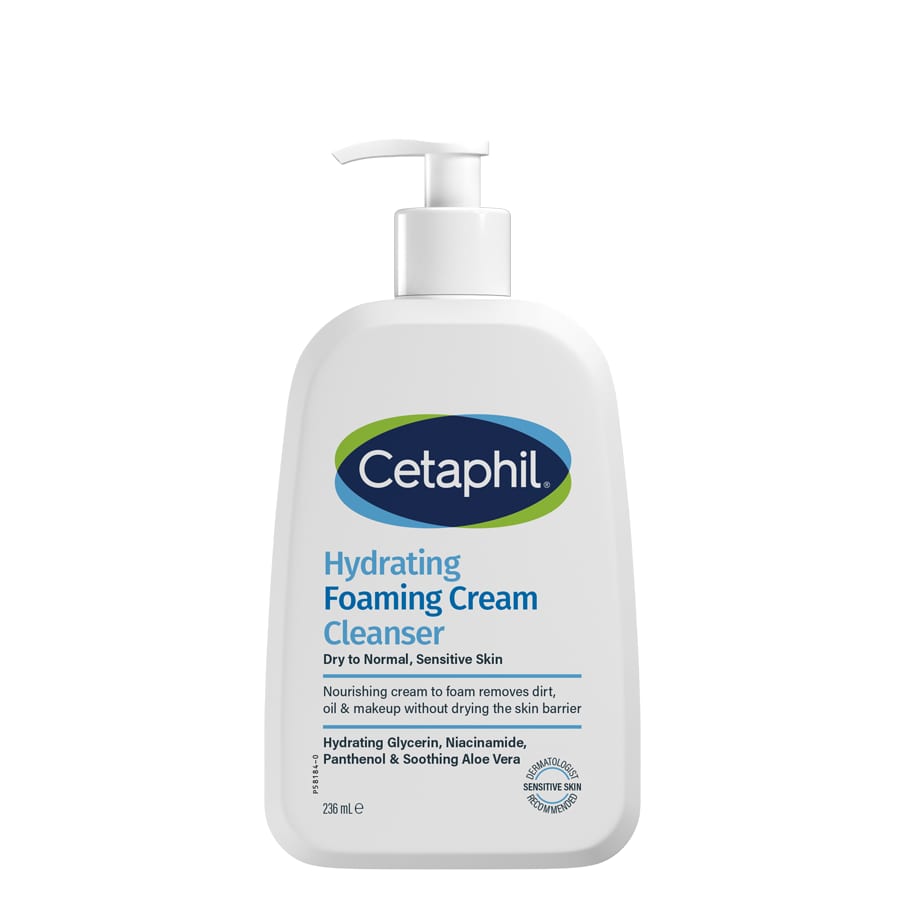 Cetaphil Hydrating Foaming Cream Cleanser
