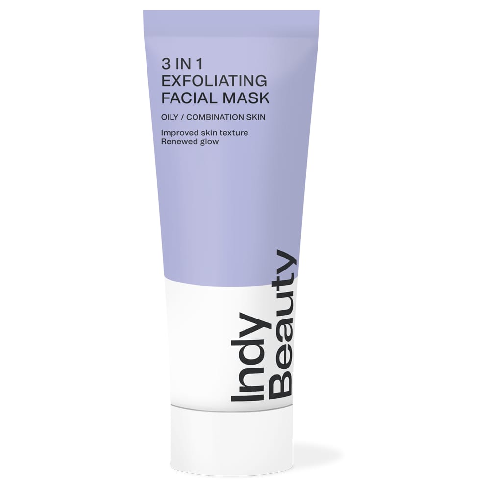 Indy Beauty 3 in 1 Exfoliating Facial Mask