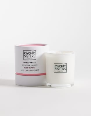 Psychic Sisters Strawberry Quartz Candle