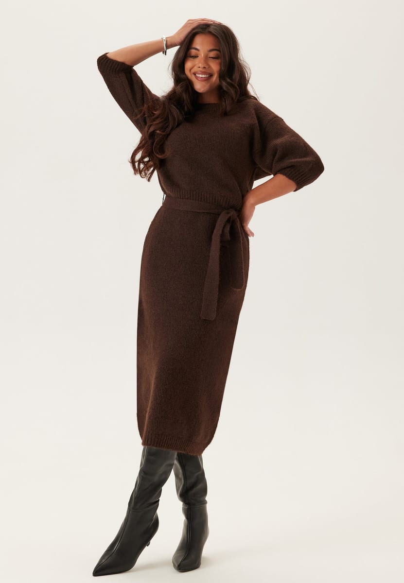 Bubbleroom Short Sleeve Knitted Dress
